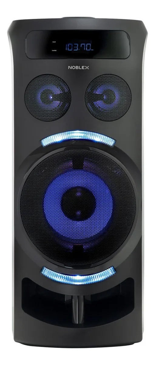 Torre de Sonido Noblex MNT290 Bluetooth Efectos de Voz y Luces LED Negro