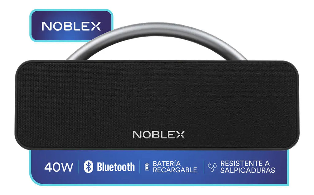 Parlante Portátil Noblex PSB700P con Bluetooth color Negro