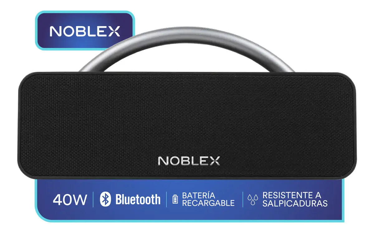 Parlante Portátil Noblex PSB700P con Bluetooth color Negro